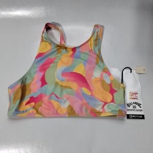 Billabong A/Div High Neck Bikini Top Sz L
